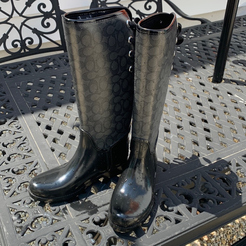 New Coach Tristee RainBoots size 37